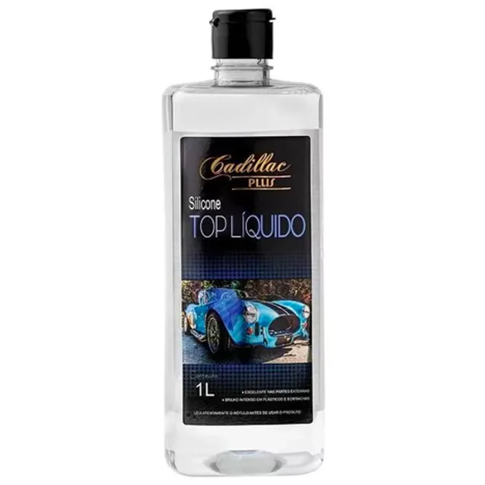 Silicone para Plástico e Borracha Top Líquido 1L - Cadillac