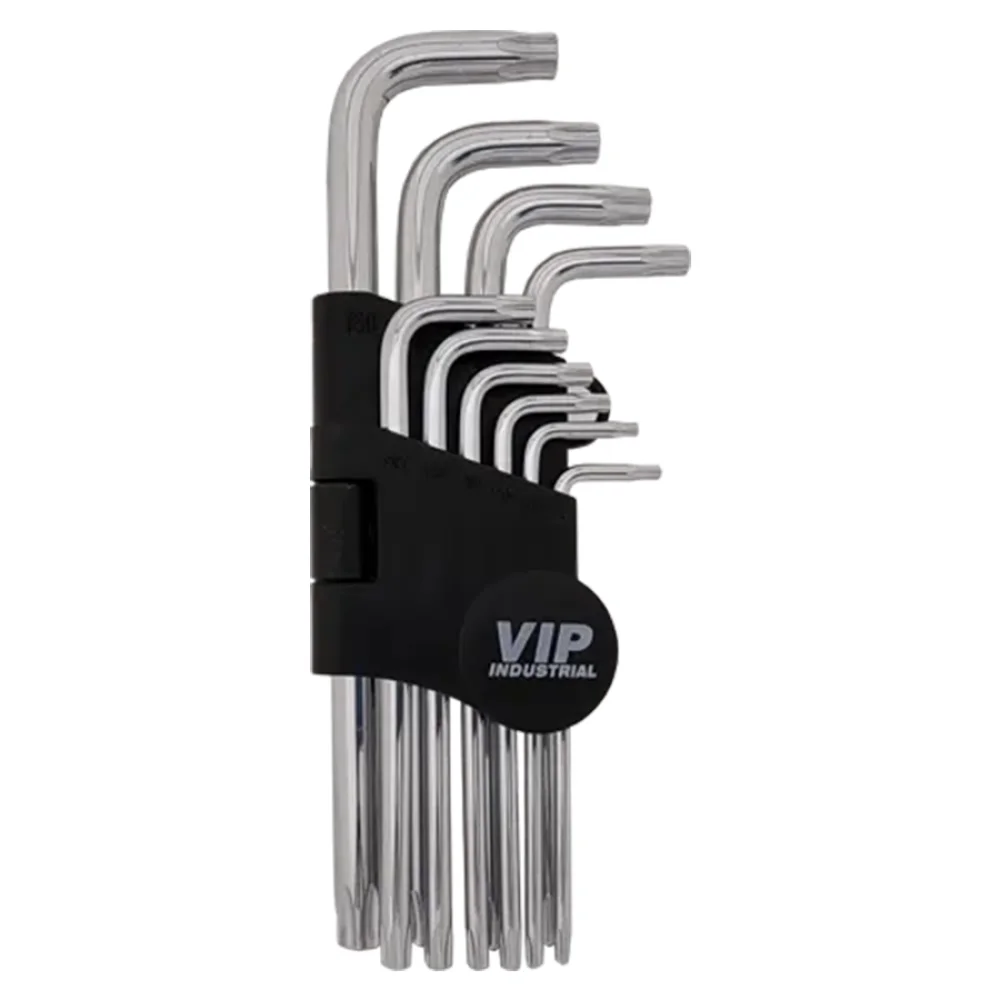 Jogo de Chave Torx Longa T9 A T50 - Vip Industrial