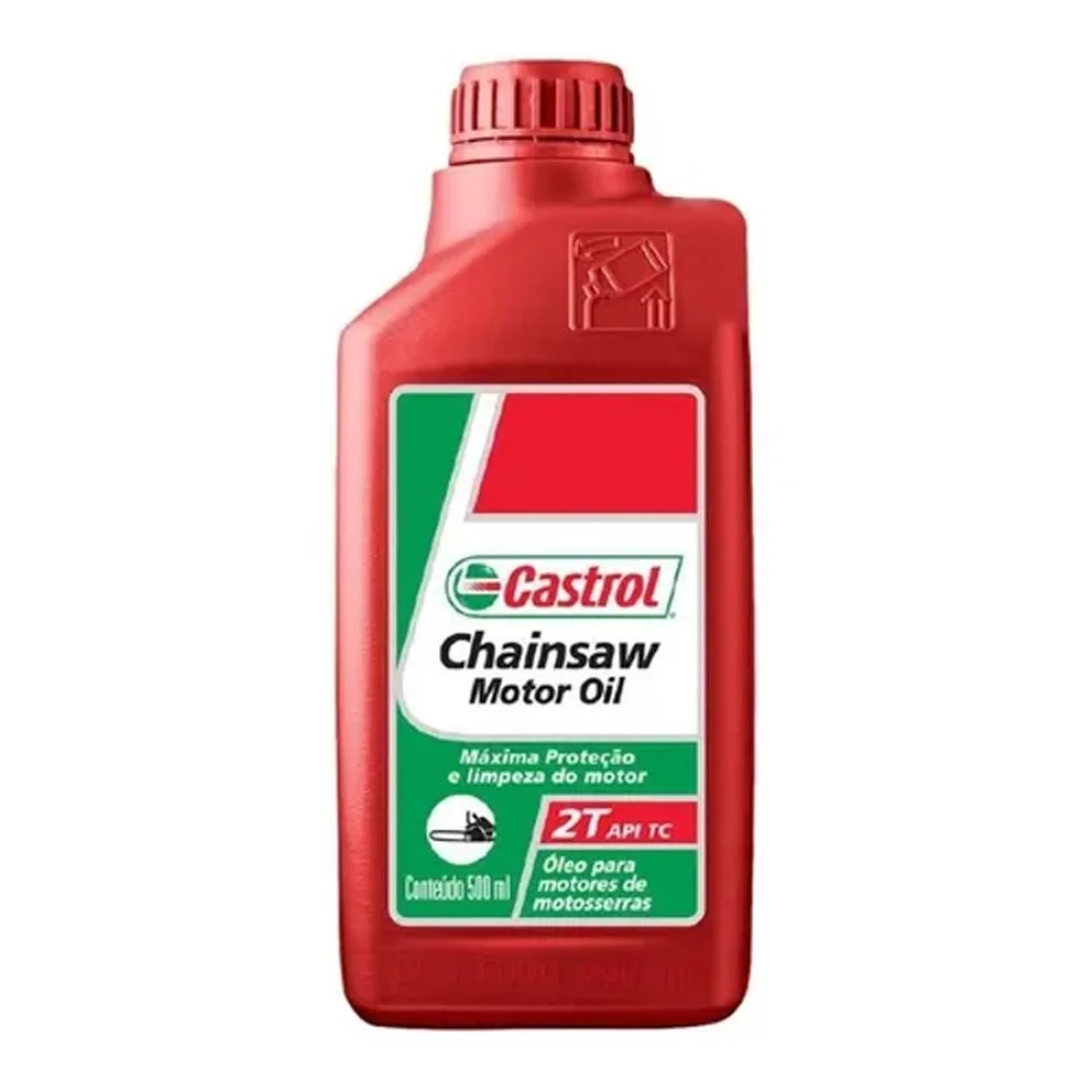 Oleo 2tChainsaw Motosserras Roçadeiras 500ml -  Castrol 