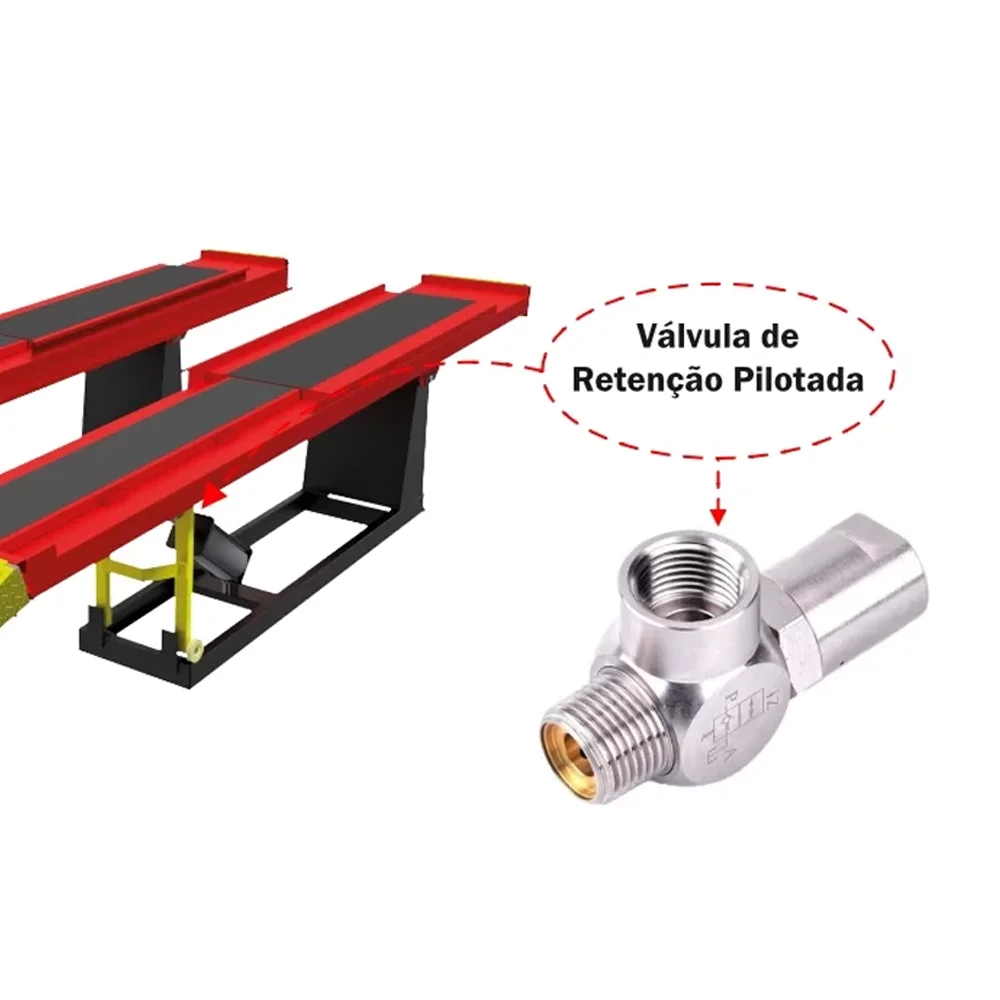 Rampa de Alinhamento Pneumática 4000KG - Mgfer