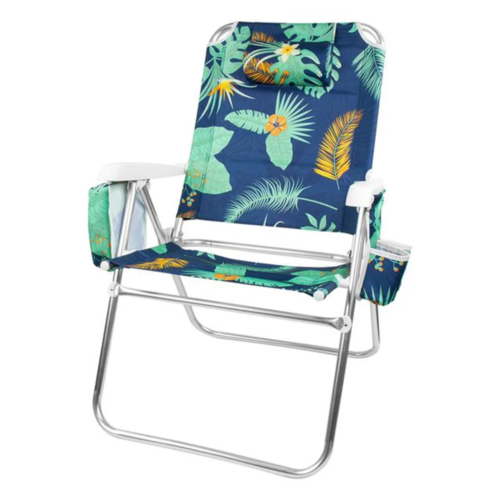 Cadeira De Praia Alta Havai Com Bolsa Térmica- Kala-338132