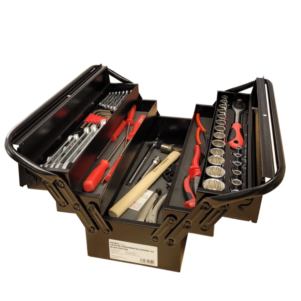 Caixa de Ferramentas Black Edition 64 ferramentas - Gedore Red-R21602064