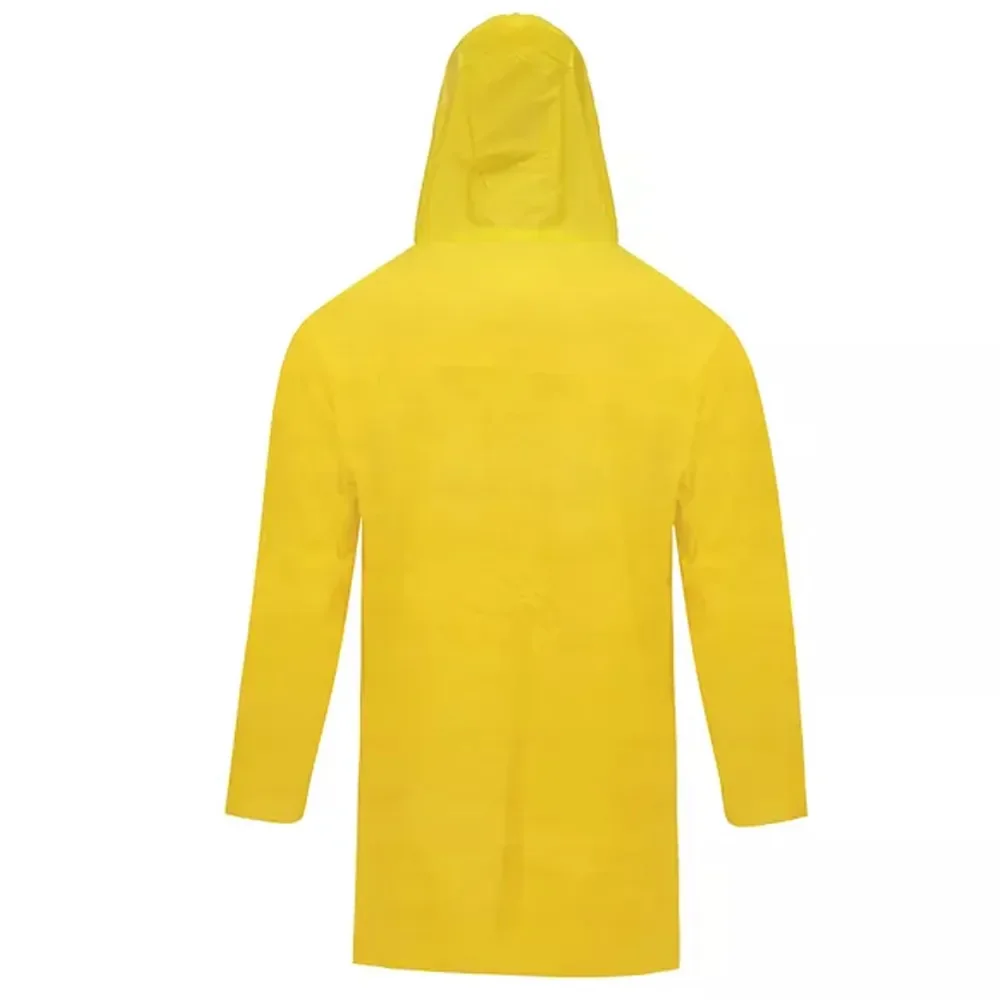 Capa de Chuva PVC com Forro Amarela G - 954