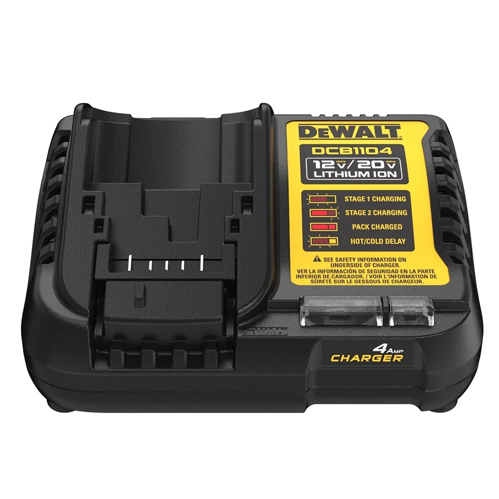 CARREGADOR 12V-20V LI-ION 4AH BIVOLT - DeWALT-DCB1104