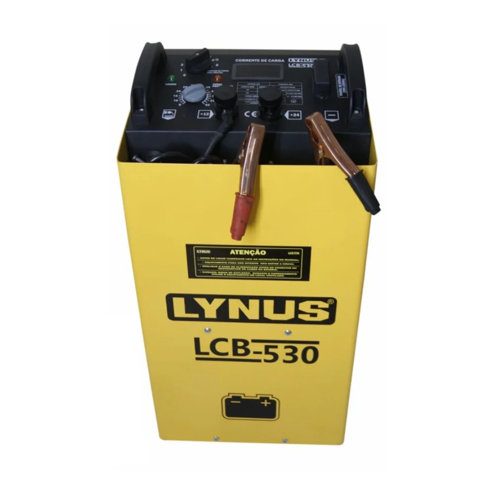 Carregador de Bateria 12/24 V com Auxiliar de Partida 220V - LYNUS-5390.8