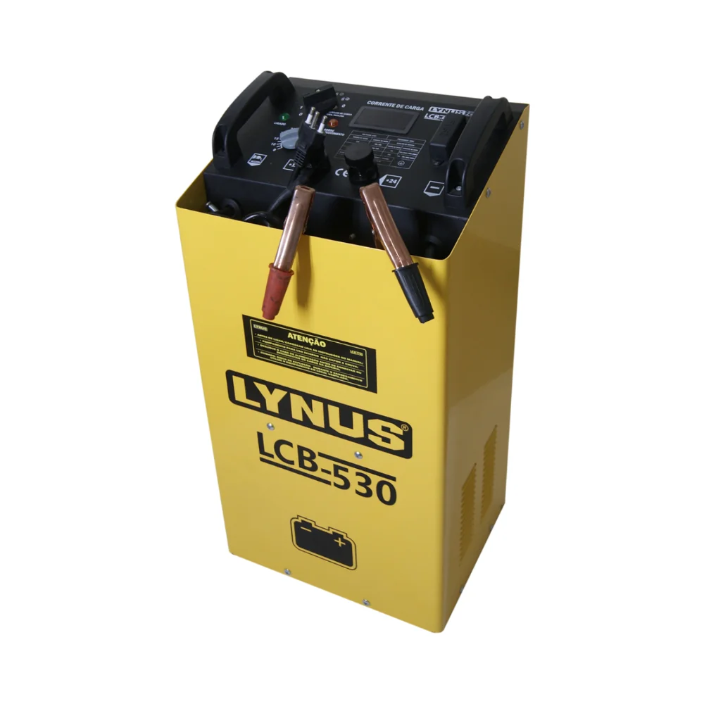 Carregador de Bateria 12/24 V com Auxiliar de Partida 220V - LYNUS-5390.8