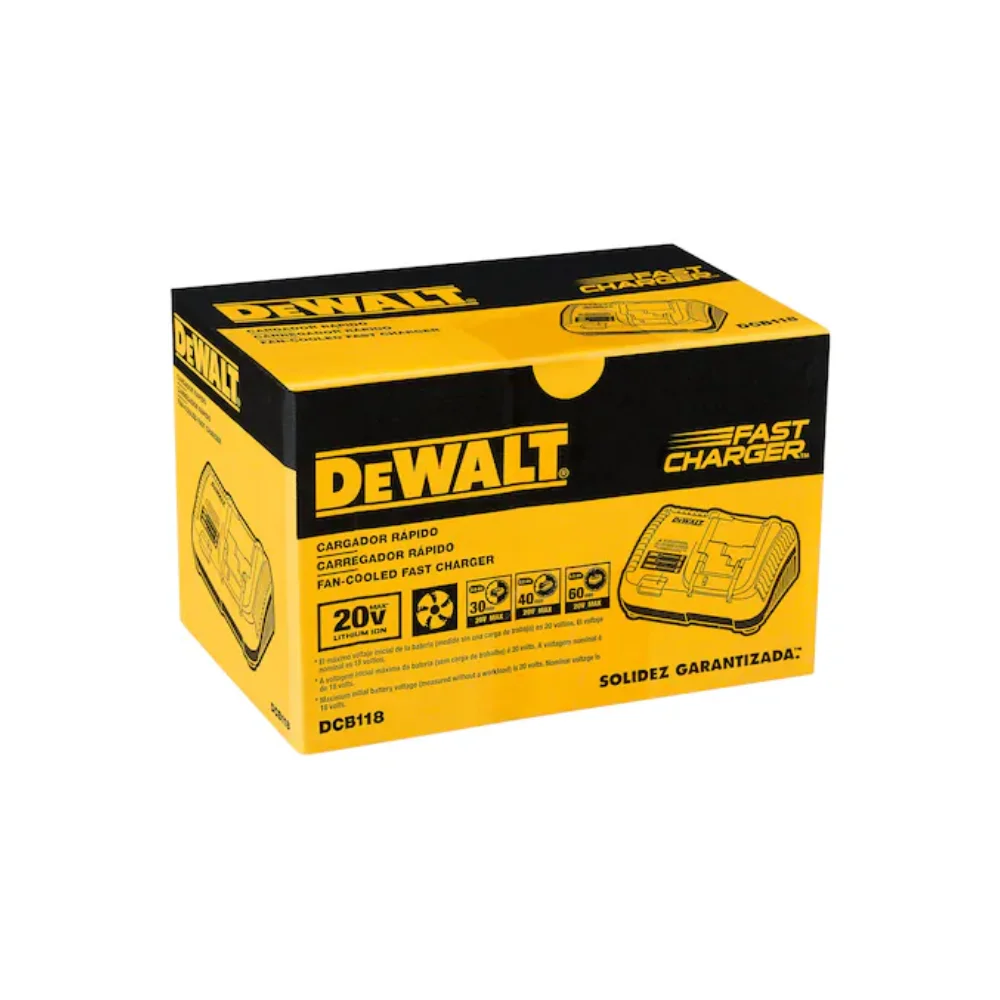 Carregador Rápido 12V/20V/60V MAX 127V DCB118-BR DeWALT