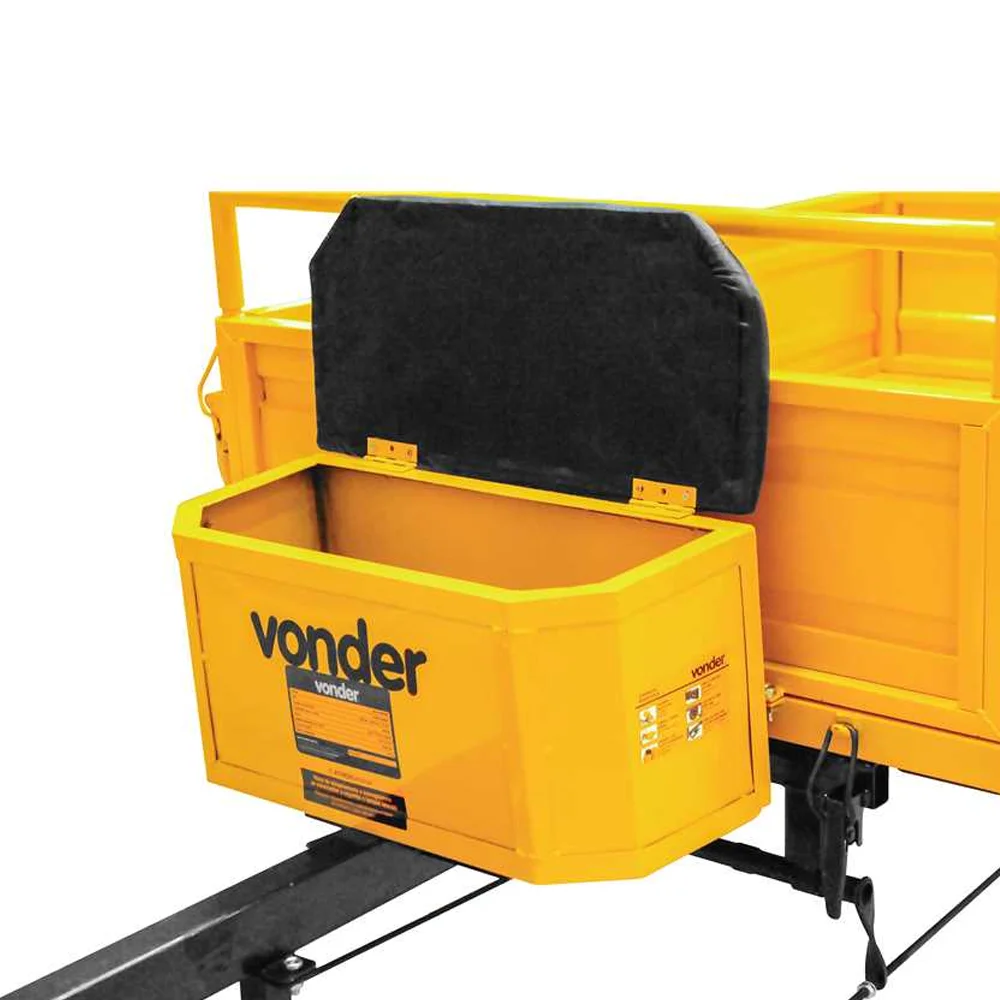 Carreta Agricola Para Motocultivador C/ Freio e Capacidade 300Kg - VONDER