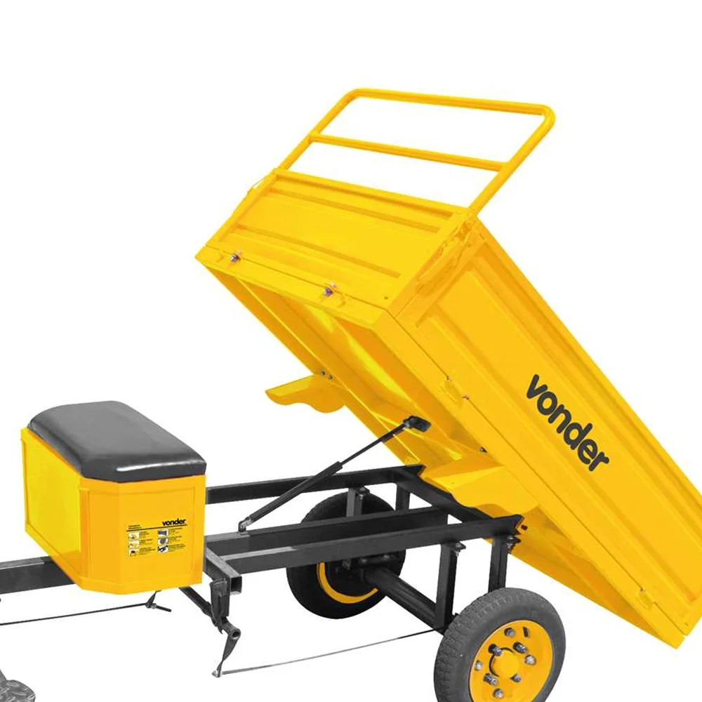 Carreta Agricola Para Motocultivador C/ Freio e Capacidade 300Kg - VONDER