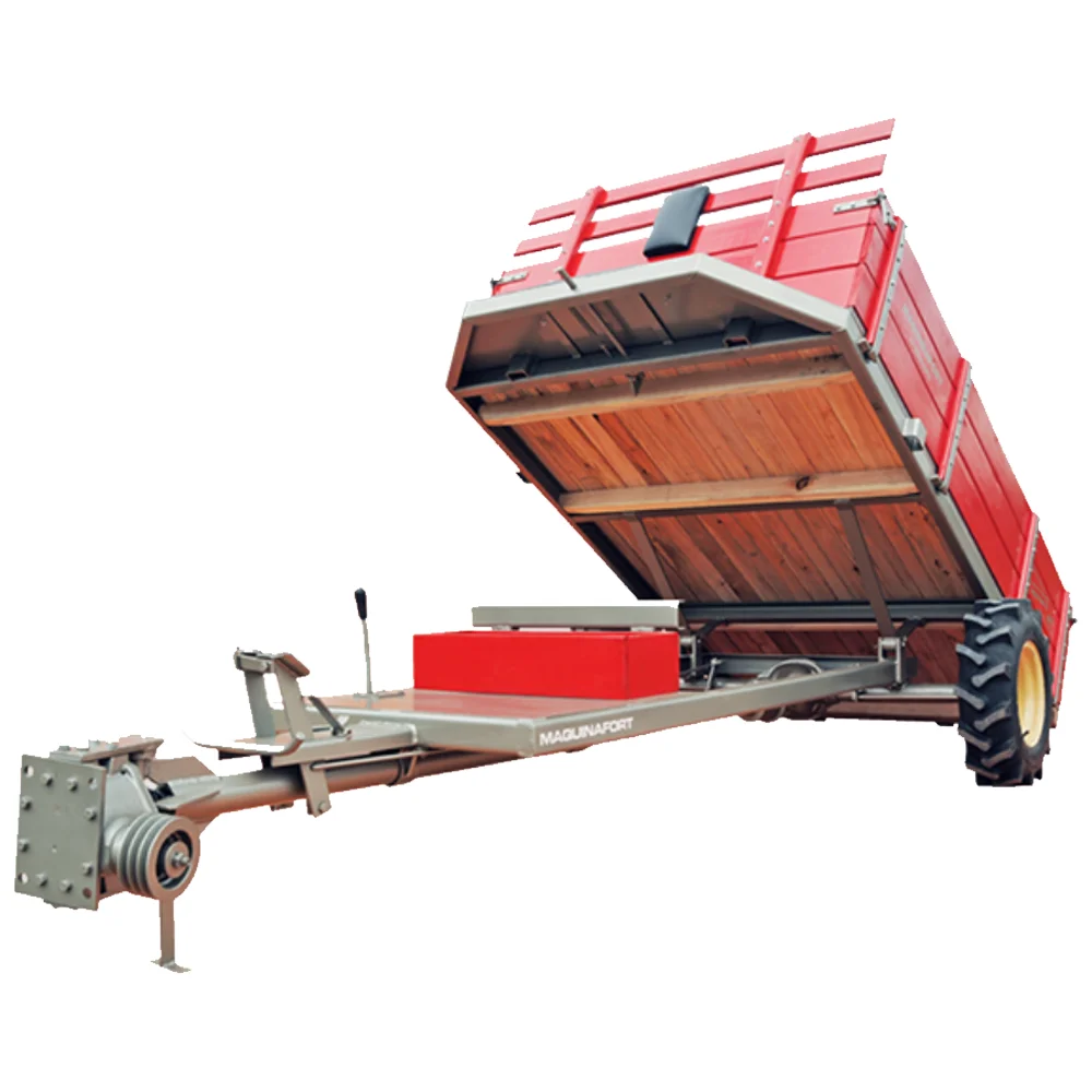 Carreta Tracionada Basculante Alta para Microtrator – Maquinafort-502