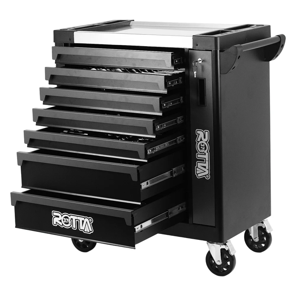 Carrinho com 262 Ferramentas 7 Gavetas – Rotta376 -3700