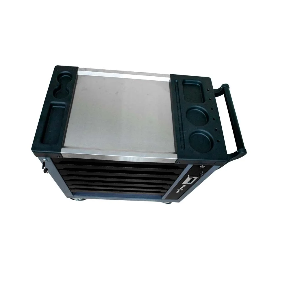 Carrinho de Ferramentas em Aço com 7 Gavetas Preto- SigmaTools-1205100623