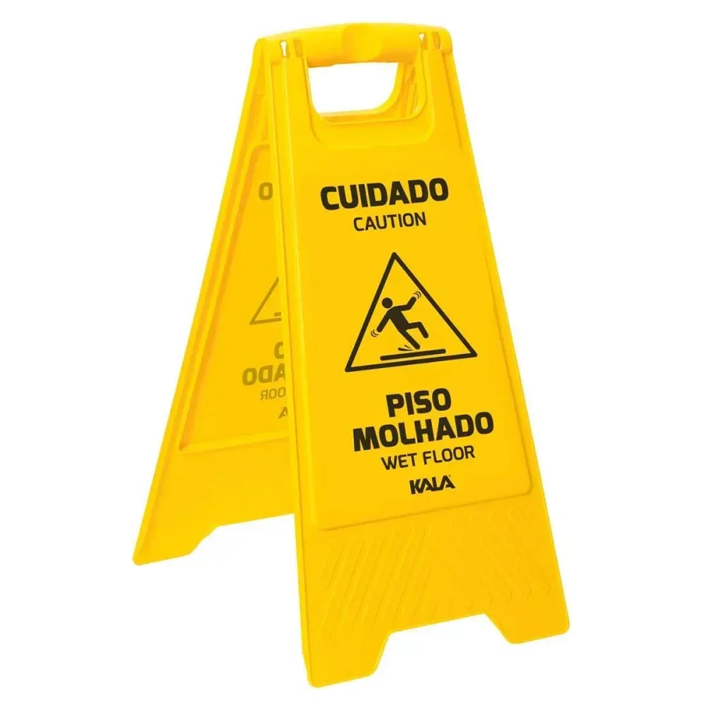 Cavalete de Sinalização Cuidado Piso Molhado – Kala-882119
