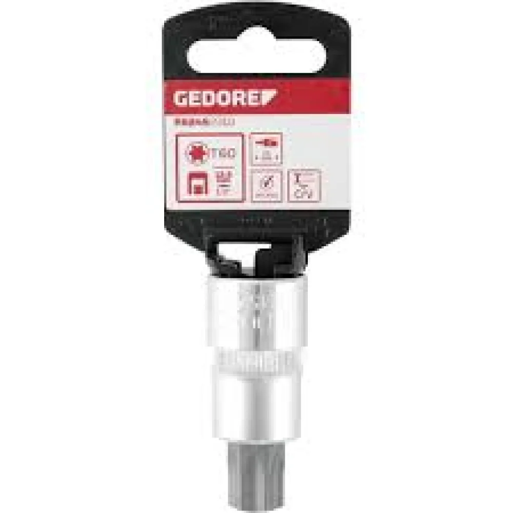 Chave Soquete Hexalobular T60 Encaixe 1/2 Pol – Gedore Red-R62452310