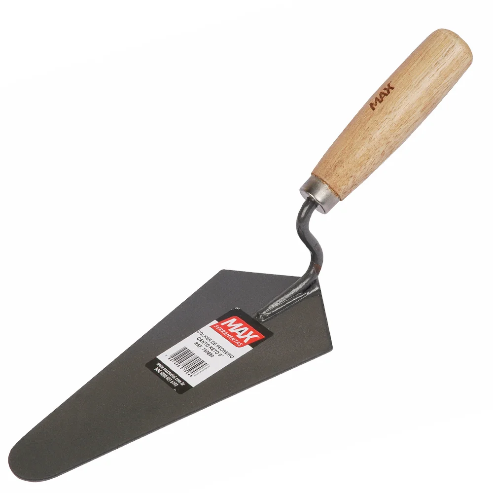 Colher de Pedreiro Canto Reto Vivo – Max Ferramentas‑750850