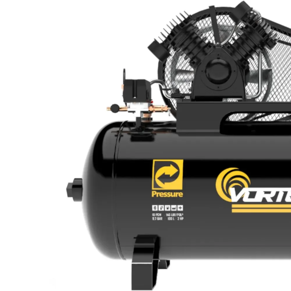 Compressor de Ar 10 PCM 100L 140Psi  127/220V Mono - Pressure-Vortex 300