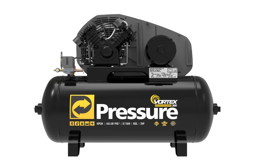 Compressor de Ar 10 PCM 100L Trifásico IP21 – Pressure-8975701242