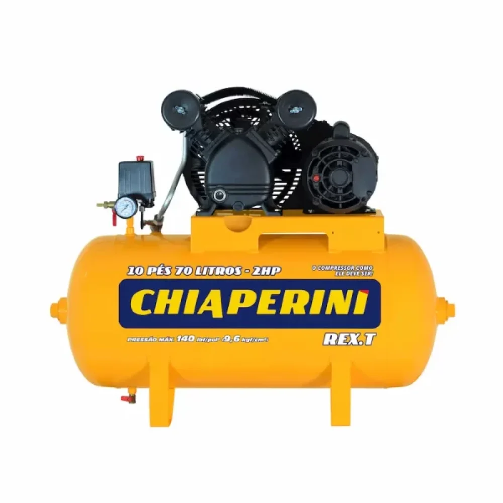 Compressor de Ar 10 PCM 70L Média Pressão 110/220V – Chiaperini-000022776