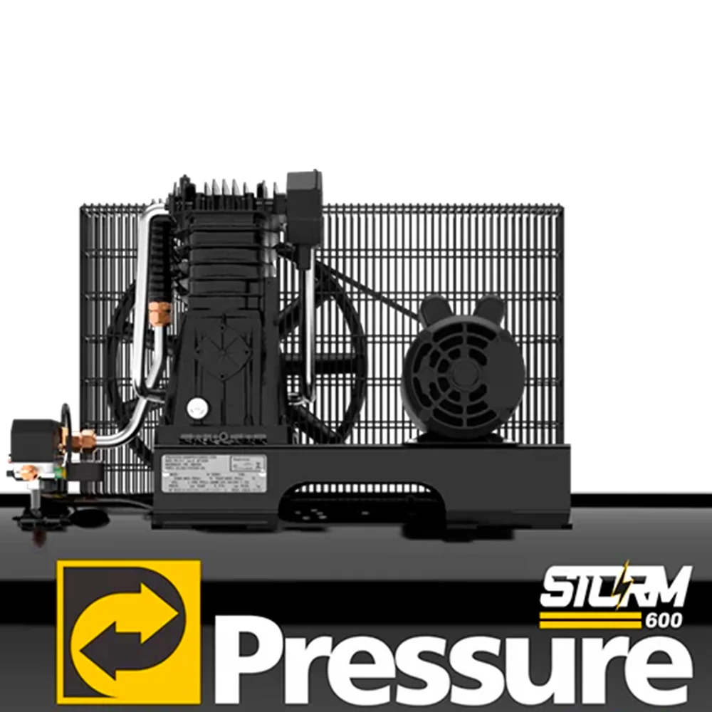 Compressor de ar 20 Pcm 140 Psi 200L 220/380V Trifásico - Pressure-Storm 600