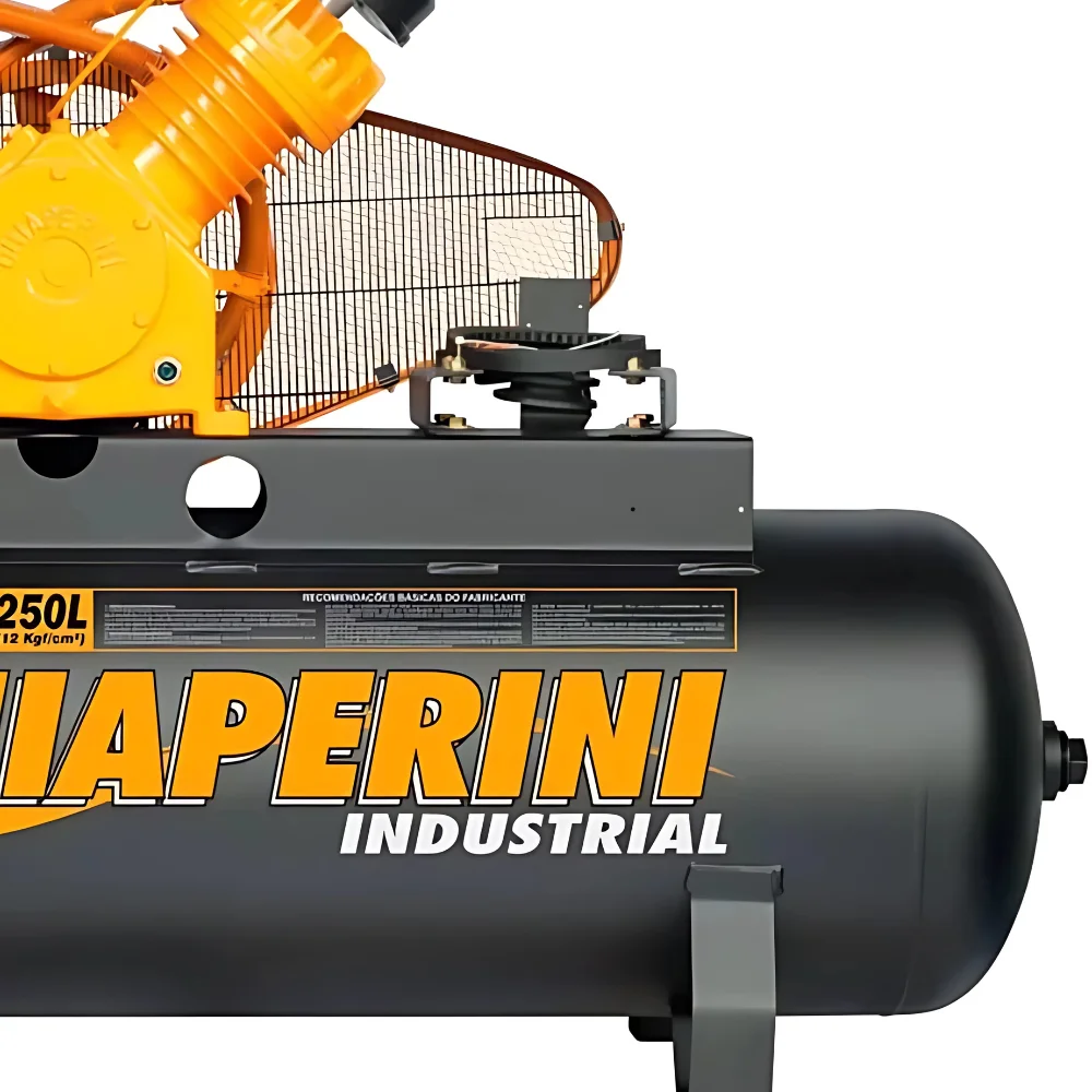 Compressor de ar 25 PCM 250 Litros 175PSI Industrial Sem Motor - Chiaperini-CJ25APV250L-SM