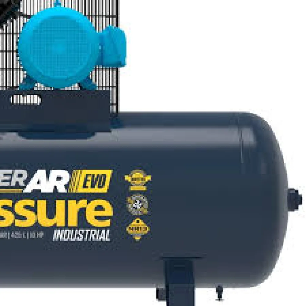 Compressor de Ar 40PCM 10HP 425L Trifásico  - Pressure-8975701372