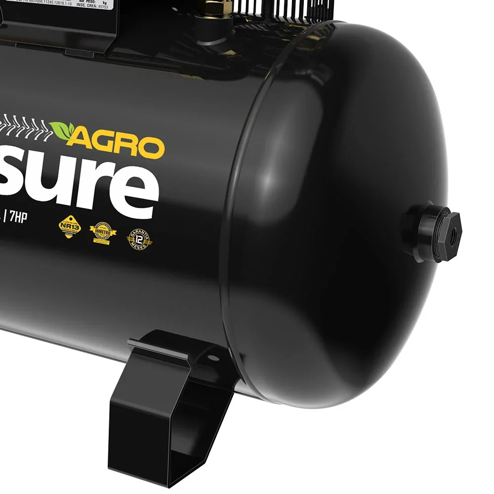 Compressor de Ar Agro 20pcm 160L Sem Motor - Pressure-8975701356