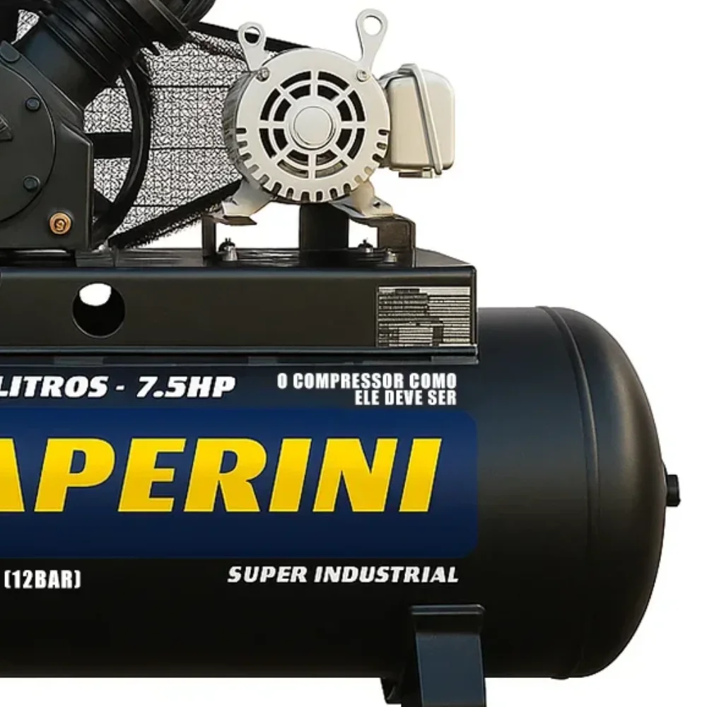 Compressor de Ar Alta Pressão CJ 30 Pés 250L 7.5CV Trifásico 220/380V -  CHIAPERINI