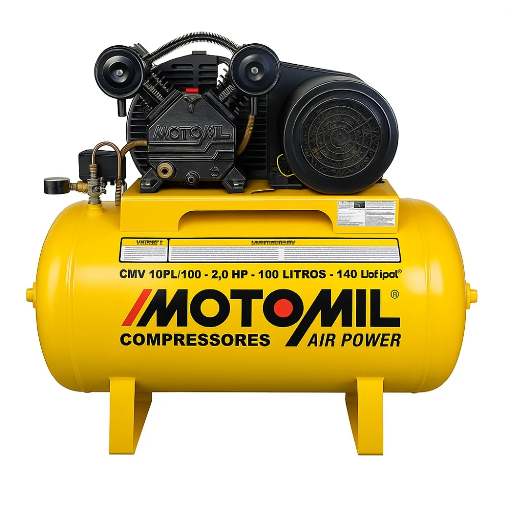 Compressor de Ar Profissional Leve CMV-10PL/100A 220V - Motomil