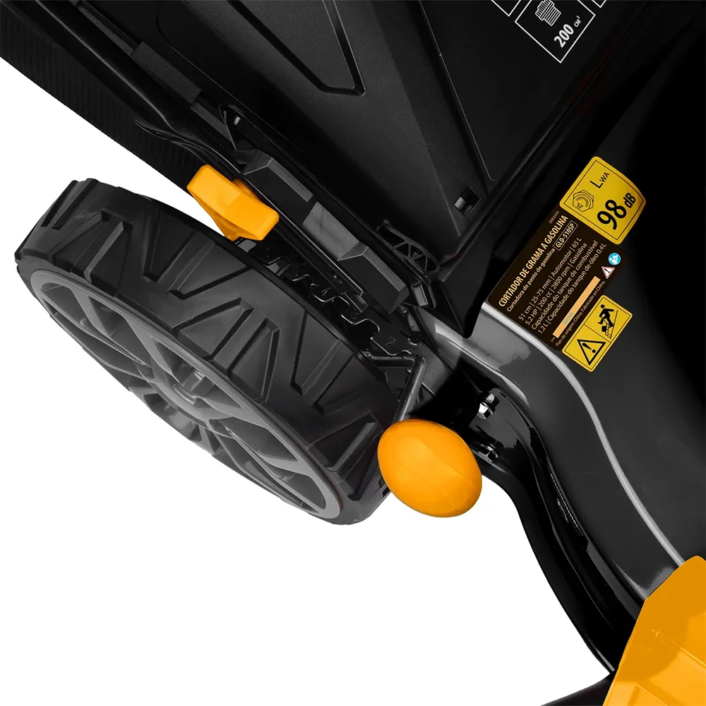 Cortador De Grama A Gasolina Gld-510sp 200cc 60l - Denzel-5883355