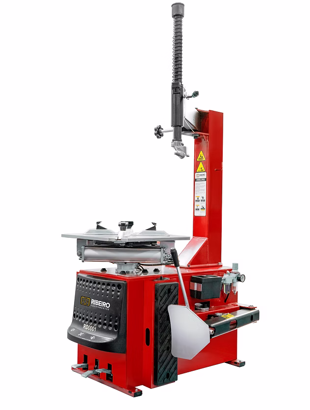 Desmontadora de Pneu Lateral Vermelha até Aro 24 220V Monofásica – Ribeiro-RB10001