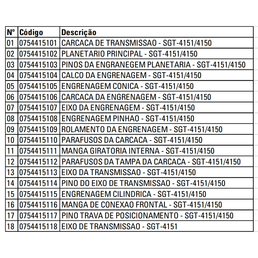 Desparafusadeira de Grampo Curta SGT-4151 - Sigma Tools-0702415100