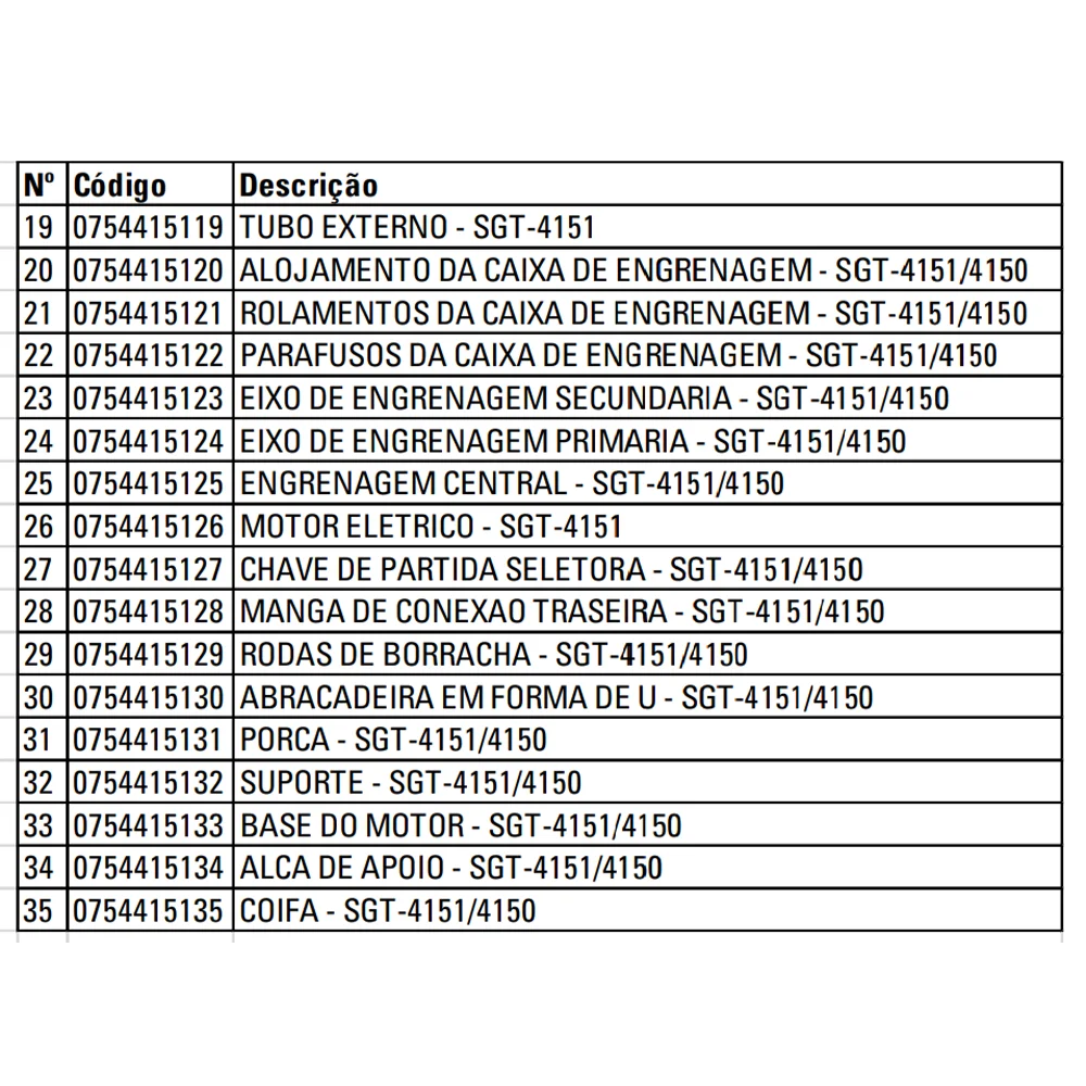 Desparafusadeira de Grampo Curta SGT-4151 - Sigma Tools-0702415100
