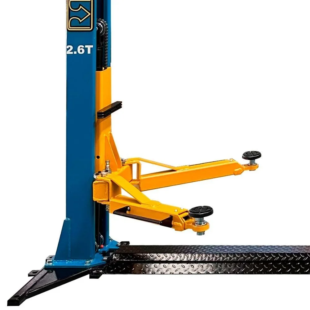 Elevador Automotivo 2.600kg Eletro Hidráulico Double Lock c/ Base - RIBEIRO-REHI026-B