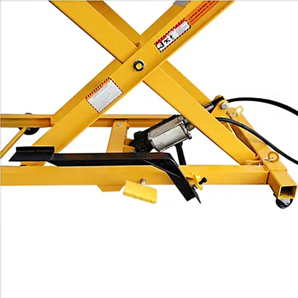 Elevador Rampa Pneumático em Aço Para Motos 350KG Com Rodas - Elevi