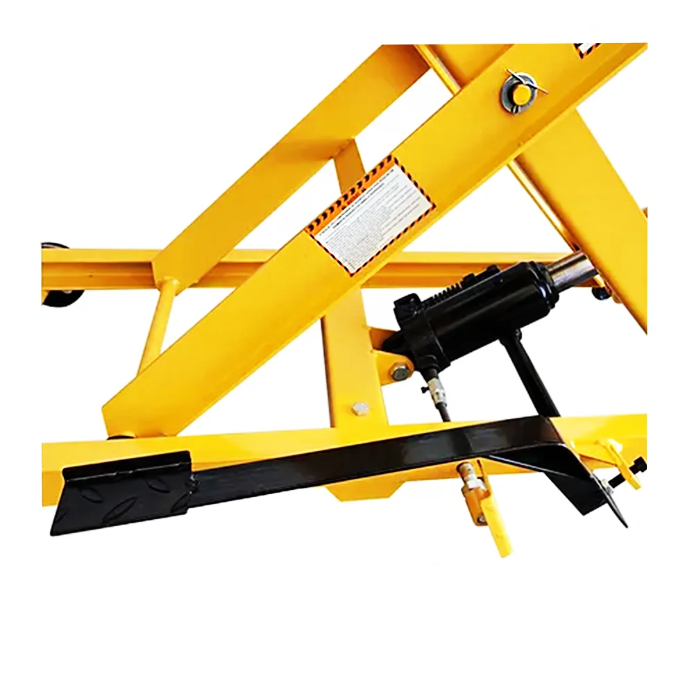 Elevador Rampa Pneumático em Aço Para Motos 450KG Com Rodas - Elevi