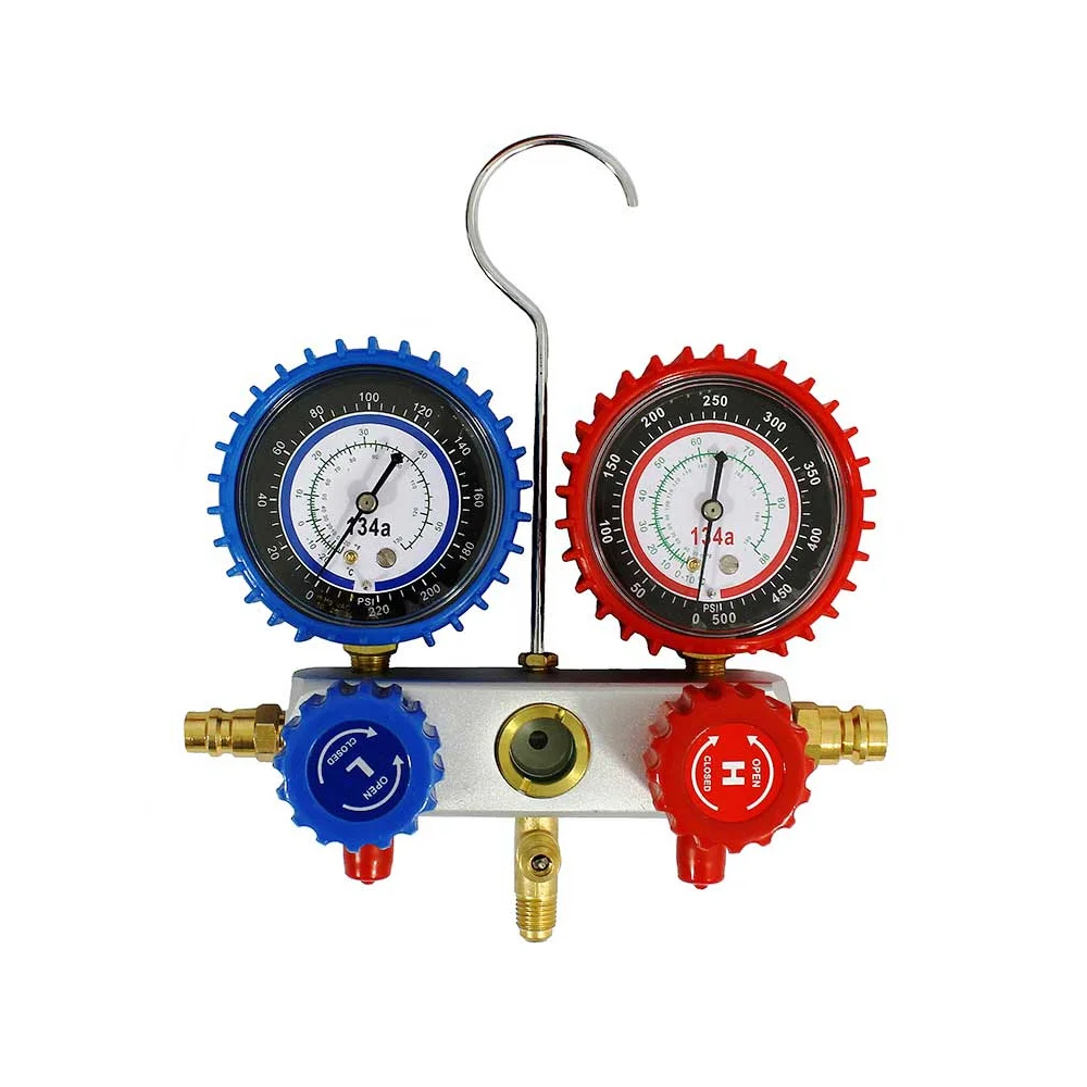 EQUIPAMENTO DE AJUSTE DE PRESSAO DO AR CONDICIONADO - MANIFOLD-GAS-134 - PLANATC