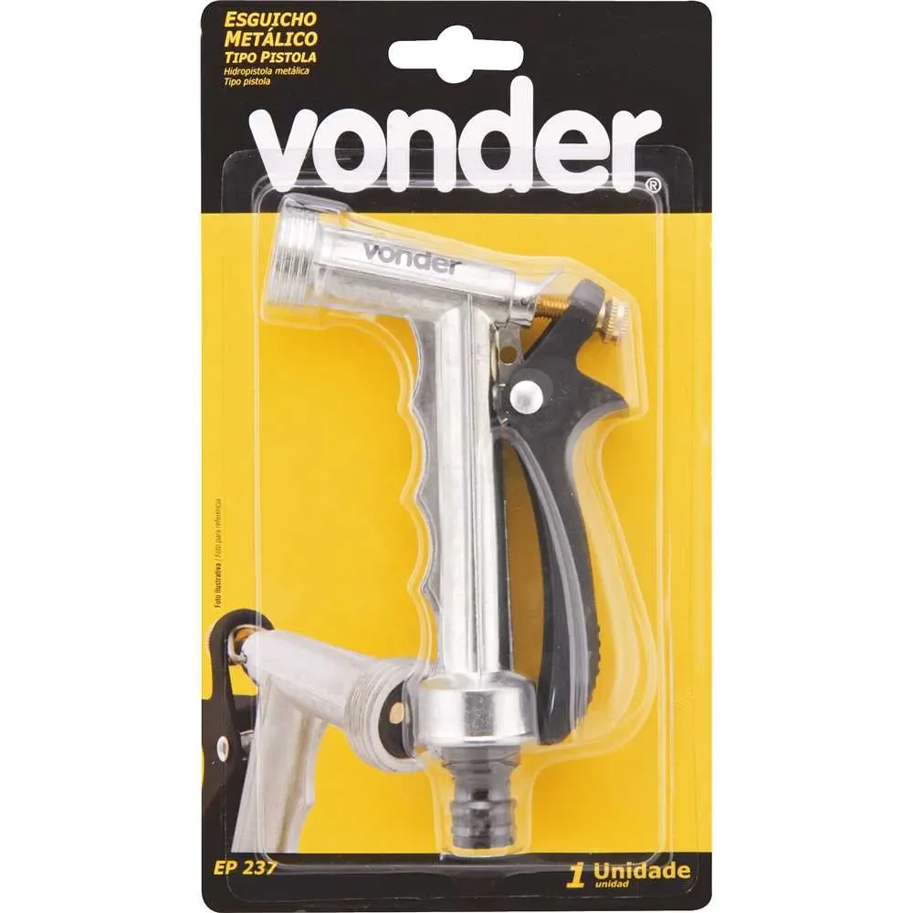 Esguicho Metálico para Jardim Tipo Pistola EP 237 – Vonder–31.98.012.237