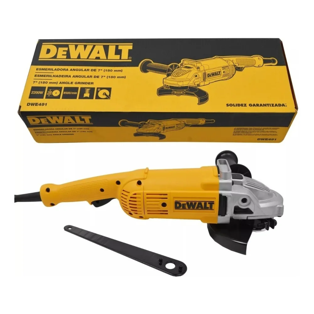 Esmerilhadeira Angular 7" 2200W 220V – Dewalt-DWE491-B2