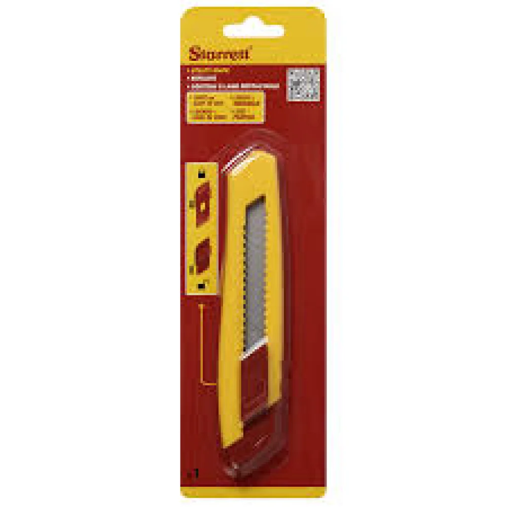 Estilete Lâmina 18mm Trava Deslizante – Starrett-KUS045-S
