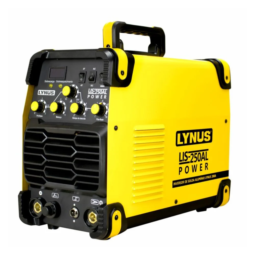 Inversora de Solda Alumínio 200A - Lynus-LIS-250AL