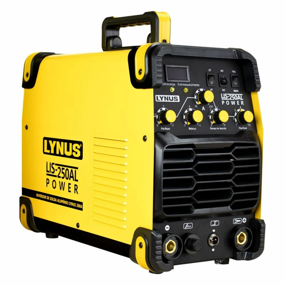 Inversora de Solda Alumínio 220V - LYNUS - LIS-250AL POWER - 00011022.6