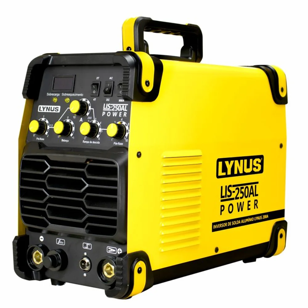 Inversora de Solda Alumínio 220V - LYNUS - LIS-250AL POWER - 00011022.6