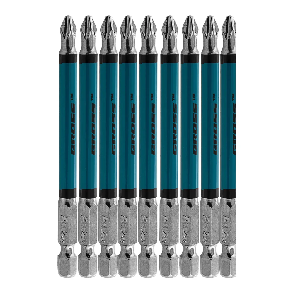 Jogo de Bits PH2 90mm 10 Peças – Gross-1126356