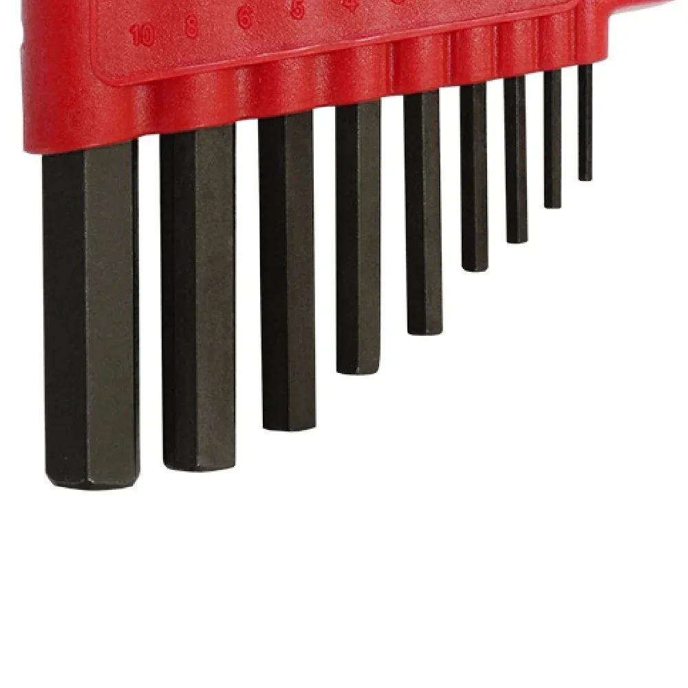 Jogo de chave allen hexagonal 1,5-10mm 9 Peças - Gedore red - R36605109