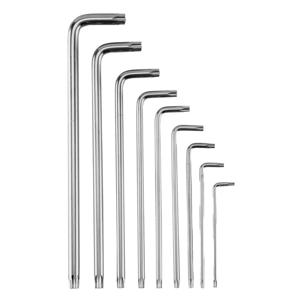 Jogo de Chaves Torx Extra Longa T10–T50 9 Peças – MTX-123079