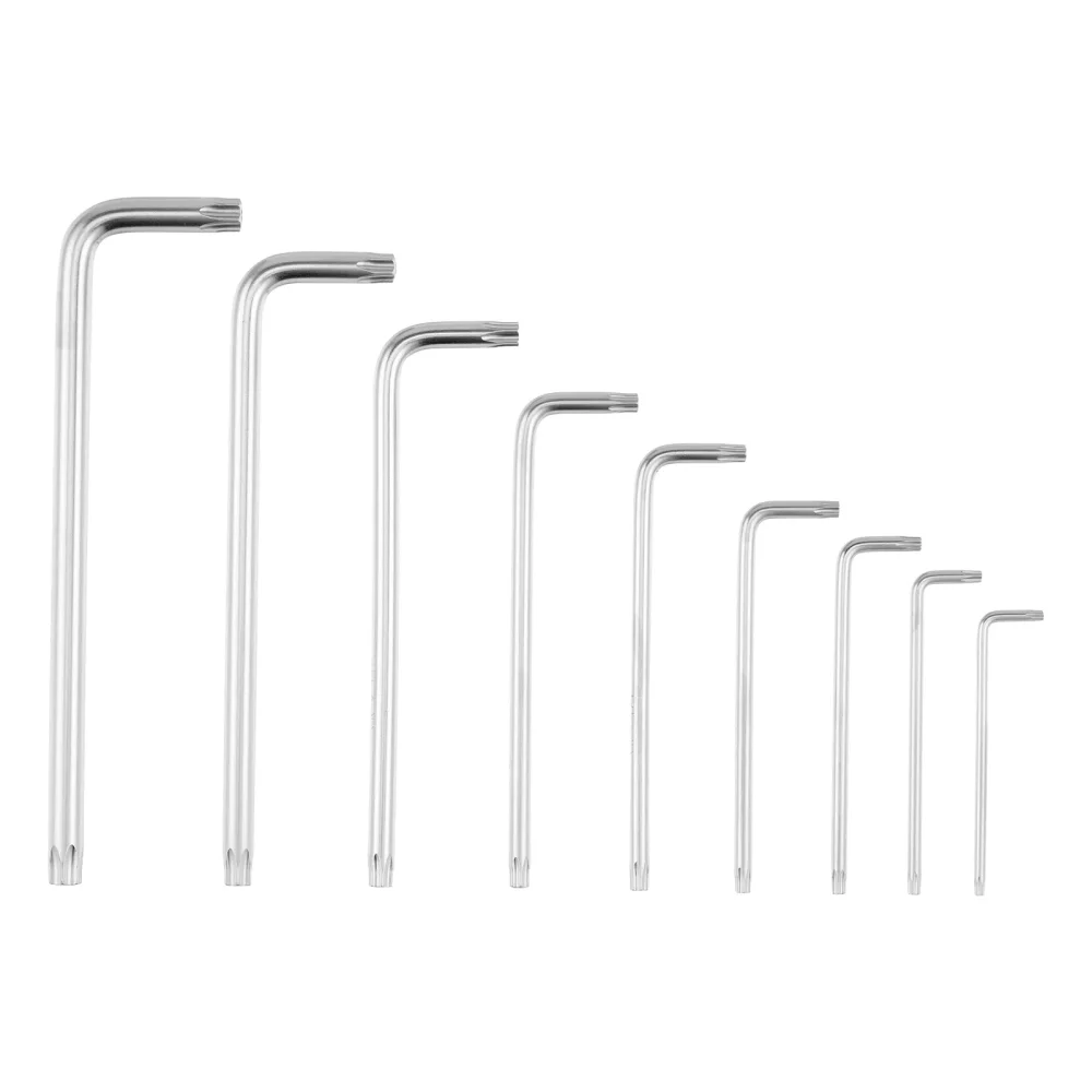 Jogo de Chaves Torx Longa T10–T50 9 Peças – MTX-123069