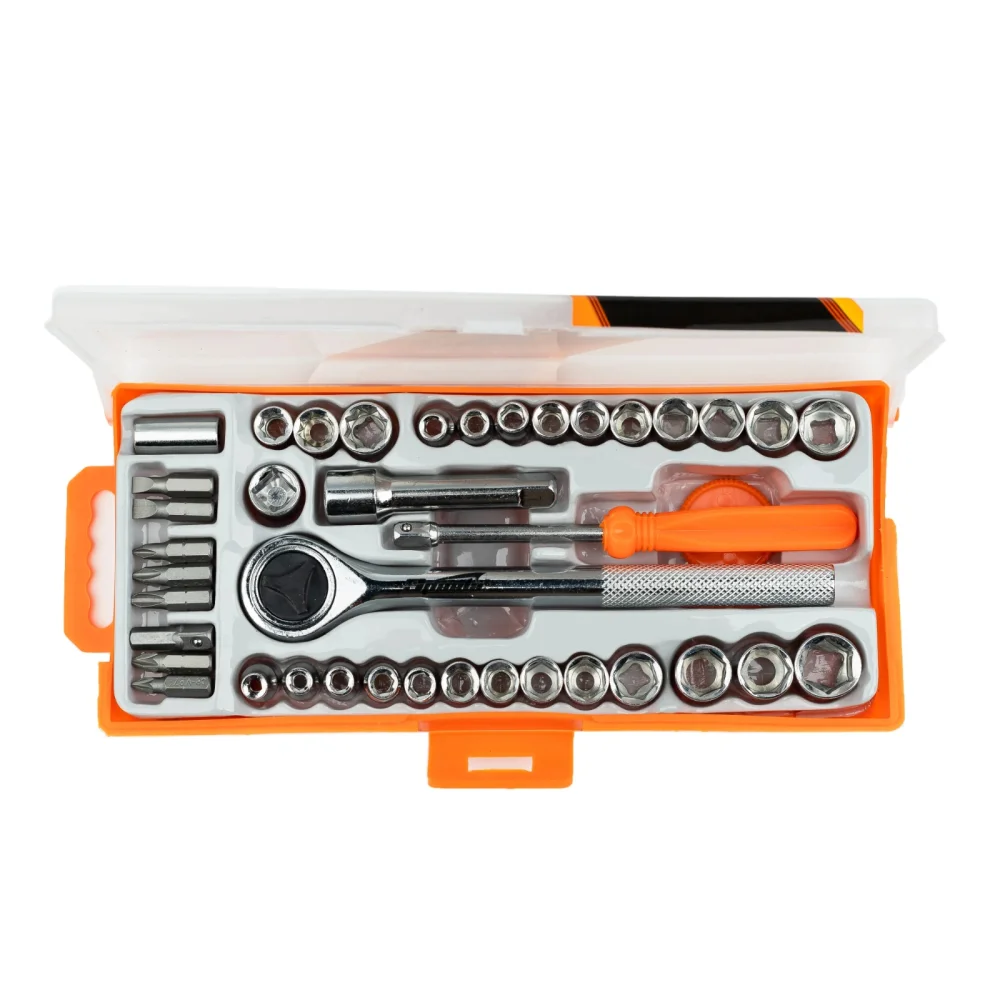 Jogo de Ferramentas 40 Peças com Catraca – Sparta-13565