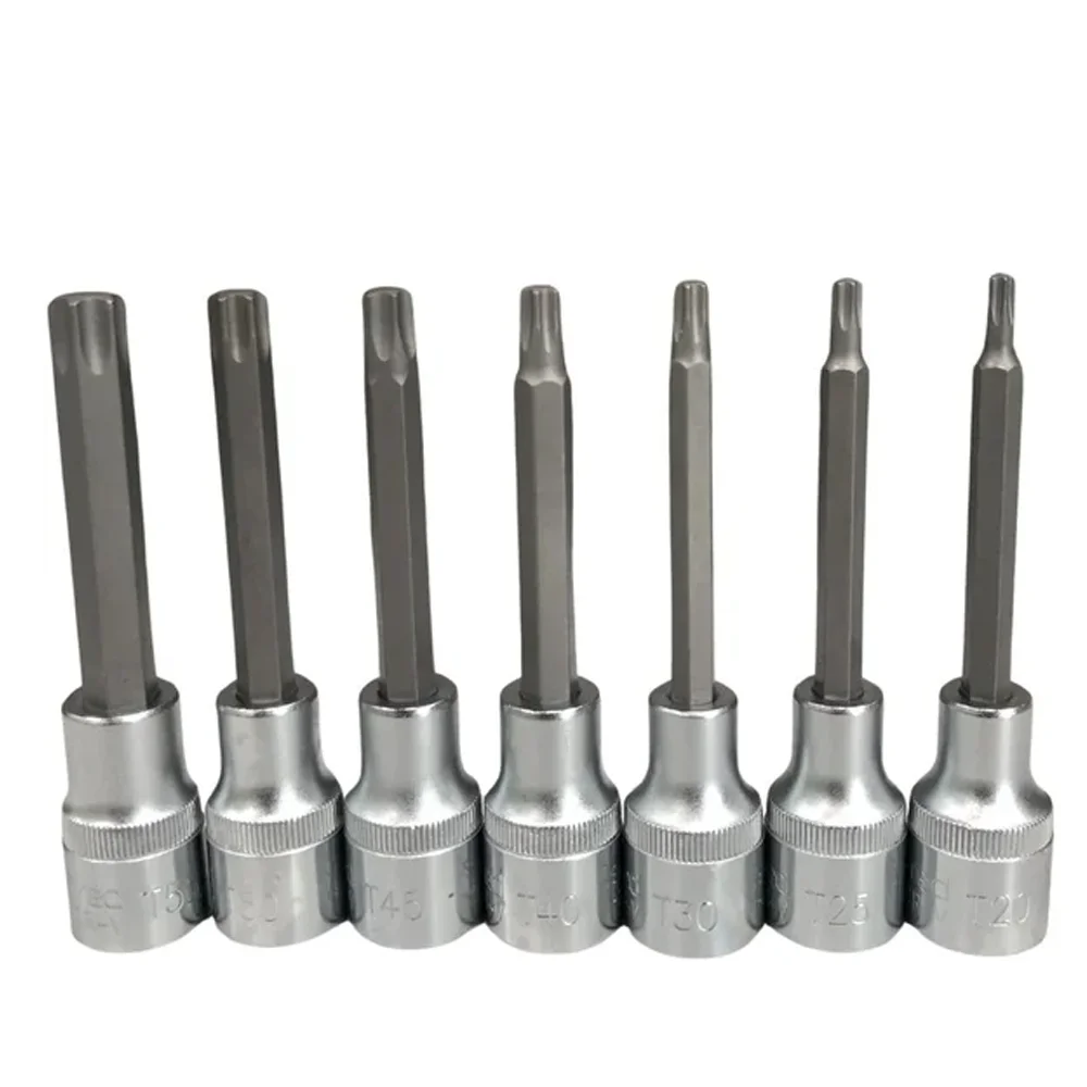Jogo De Soquete Torx Longo 7 Peças 1/2 - Gedore Red - R62458007