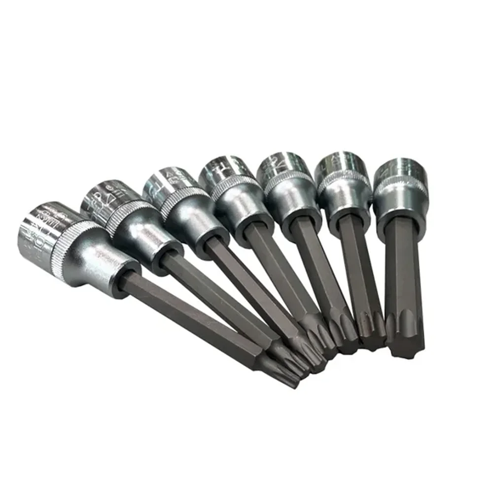 Jogo De Soquete Torx Longo 7 Peças 1/2 - Gedore Red - R62458007