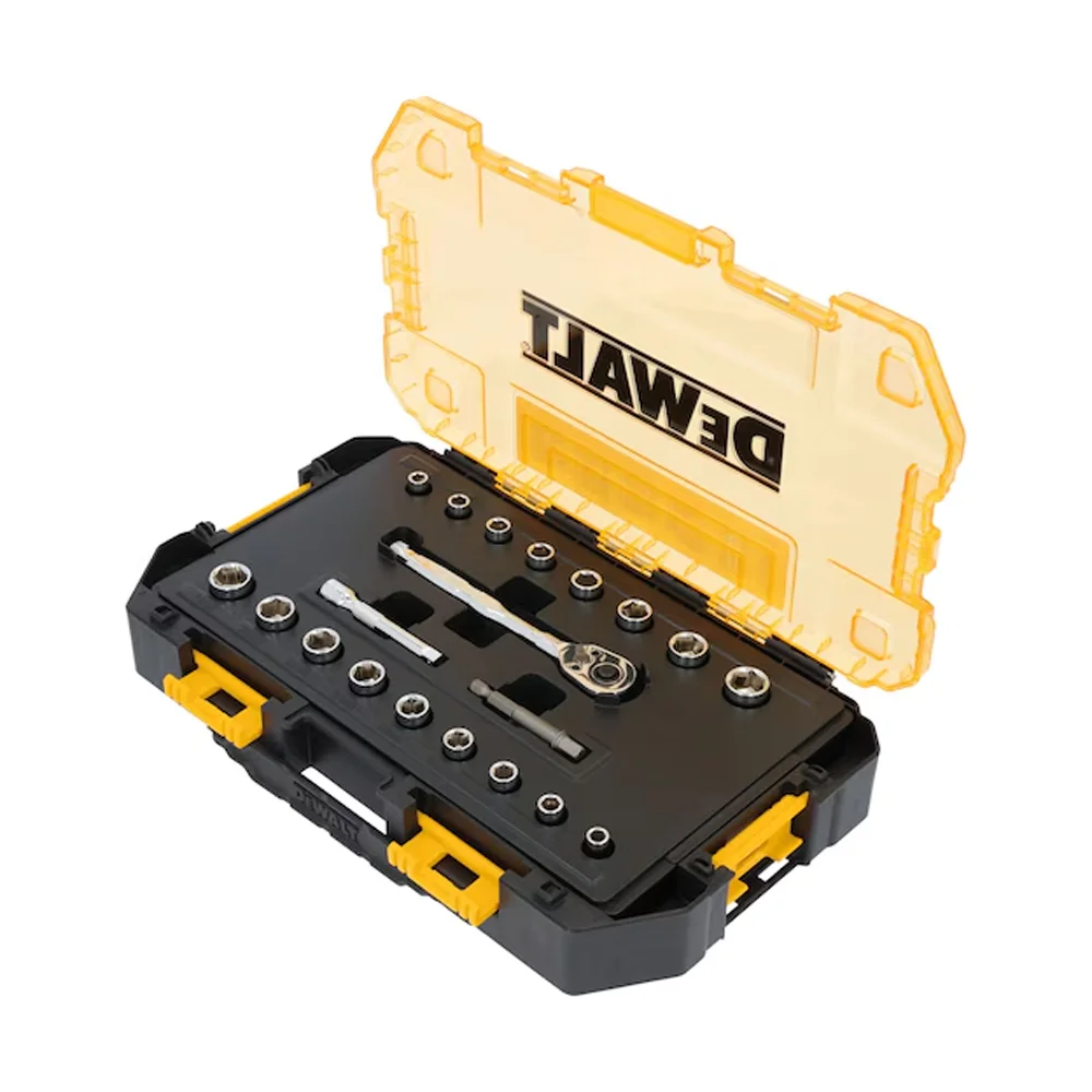 Jogo Ferramentas Mecânicas 1/4” 20 Peças – DeWALT-DWMT45413